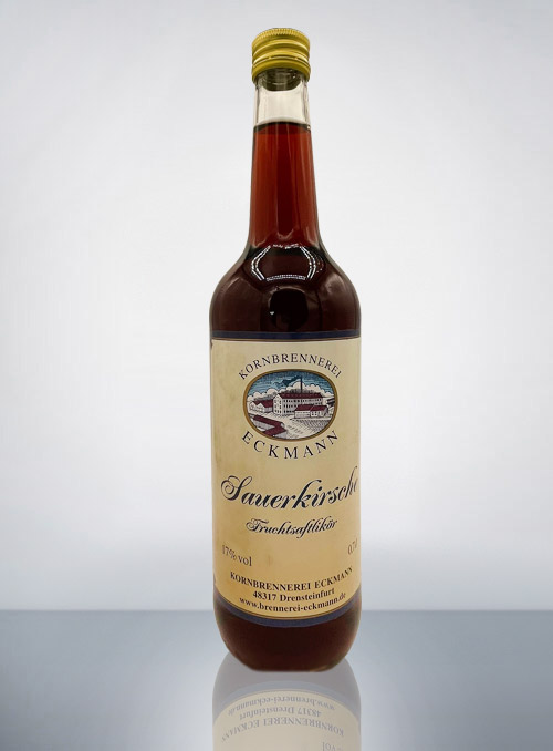 Sauerkirsch-Fruchtsaft-Likör von Brennerei Eckmann